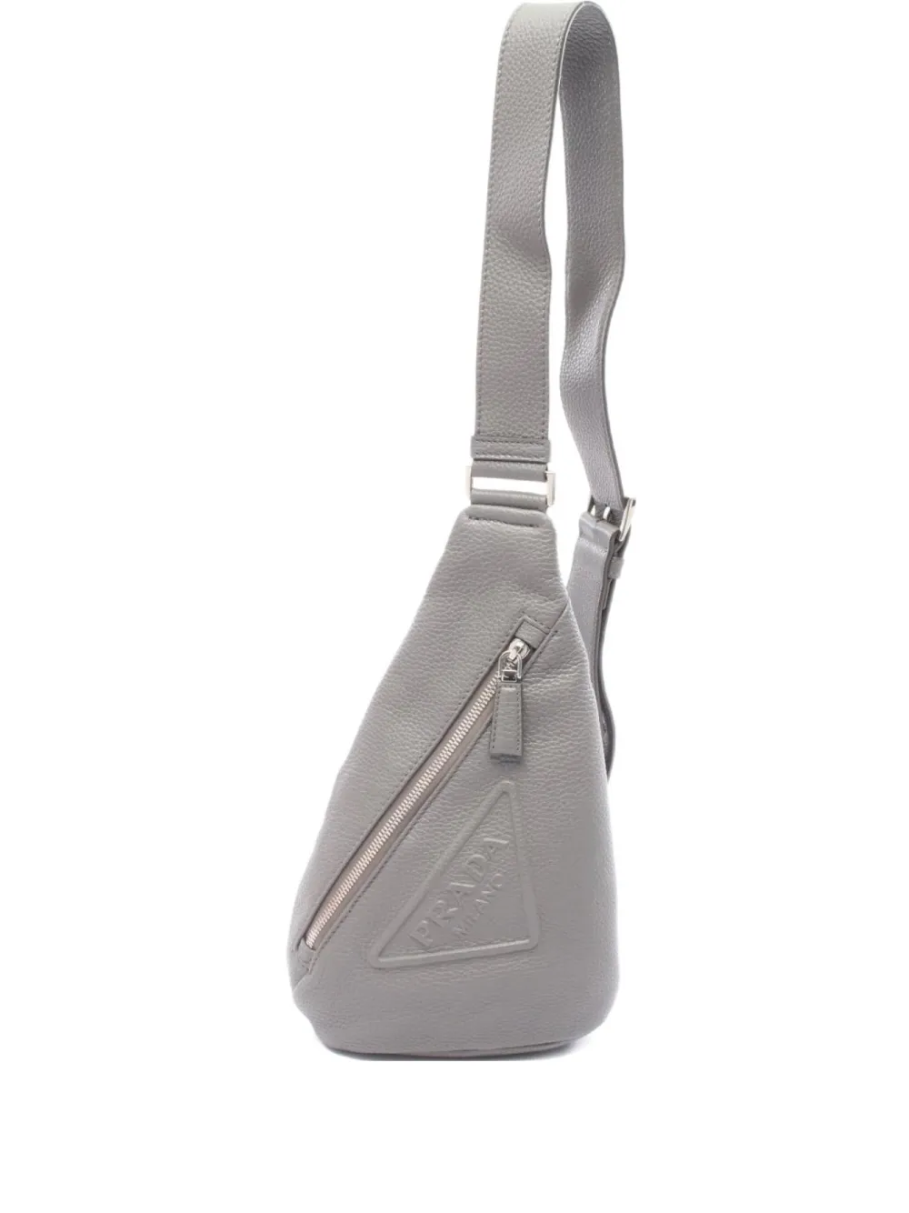Prada Pre-Owned 2010s leather cross body bag | Grey | Image 1
