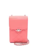 CHANEL Pre-Owned 2019 Half Coco Mark matelassé shoulder bag - Pink