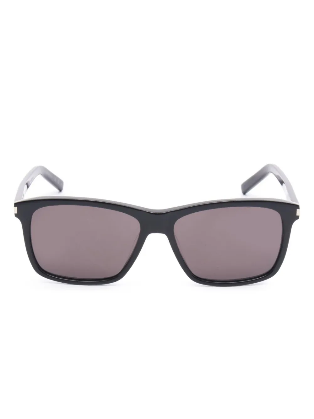 Pre-owned Saint Laurent 2020s Rectangle-frame Sunglasses In Black