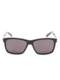 Saint Laurent Pre-Owned 2020s rectangle-frame sunglasses - Black