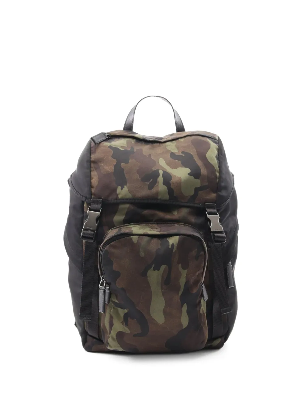 Prada Pre-Owned 2010's camouflage-pattern backpack | Black | Image 1