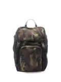 Prada Pre-Owned 2010's camouflage-pattern backpack - Black