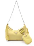 Prada Pre-Owned 2000s Re-Edition 2005 chain-strap shoulder bag - Yellow