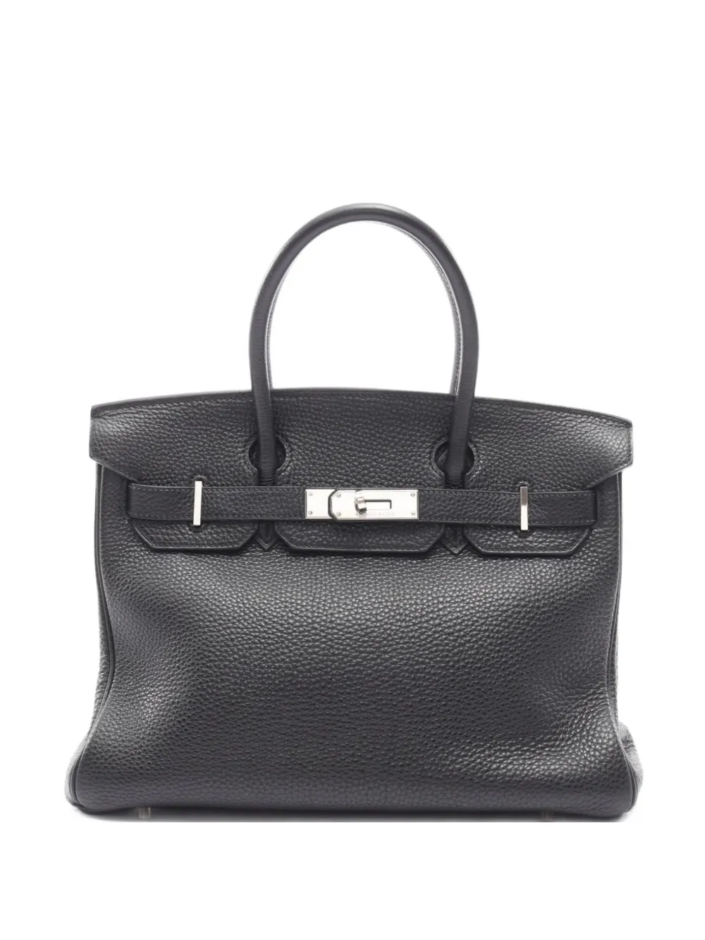 Hermès Pre-Owned 2003 Clemence leather Birkin handbag | Black | Image 1