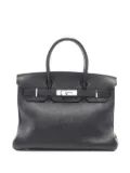 Hermès Pre-Owned 2003 Clemence leather Birkin handbag - Black