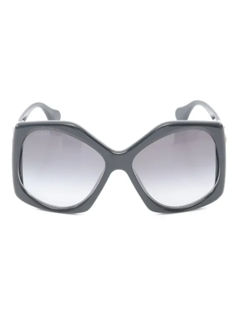 Gucci Pre-Owned lentes de sol con armazón geométrica 2020