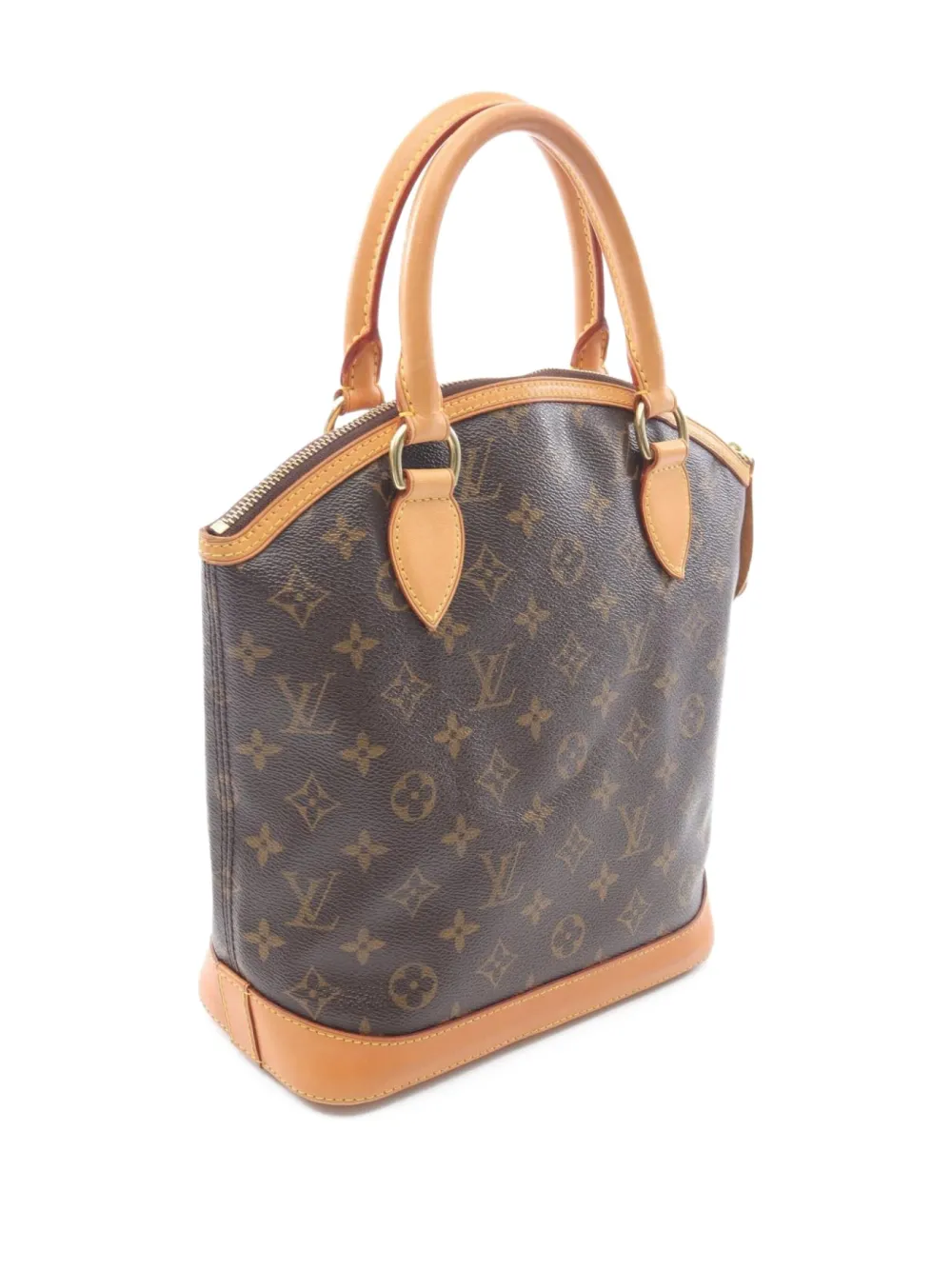 Pre-owned Louis Vuitton 2006 Lockit Handbag In Brown