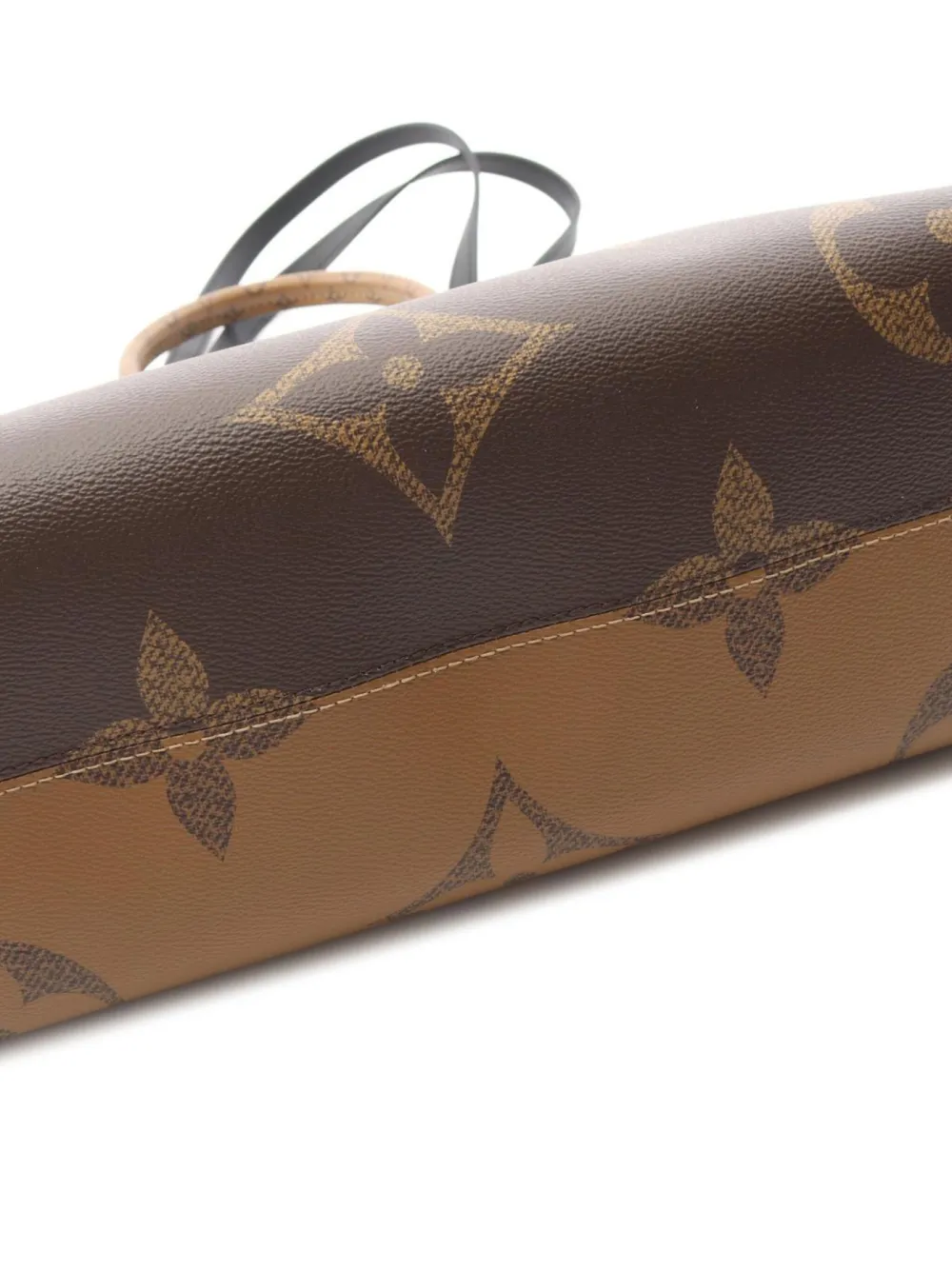 Pre-owned Louis Vuitton 2020 On-the-go Mm Two-way Handbag In Brown