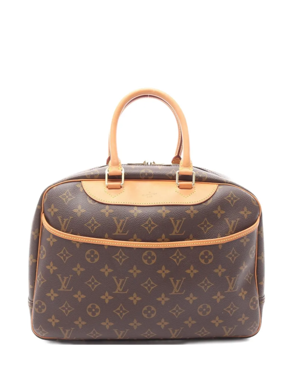 Pre-owned Louis Vuitton 1999 Deauville Tote Bag In Brown