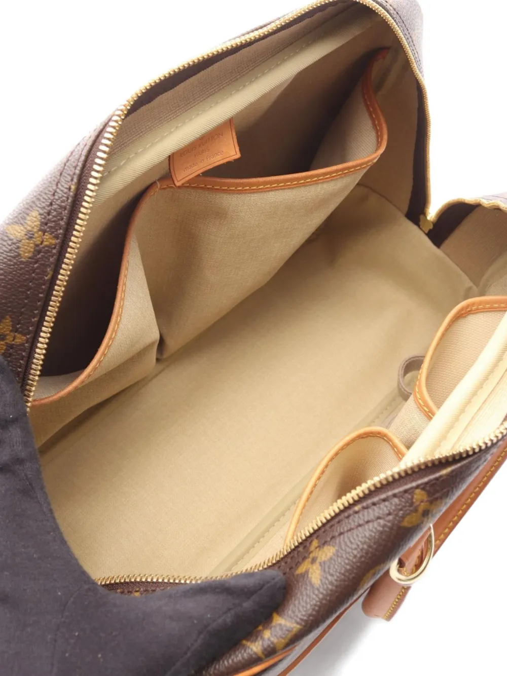Pre-owned Louis Vuitton 1999 Deauville Tote Bag In Brown