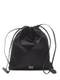 Miu Miu Pre-Owned 2020s Duchesse drawstring pouch - Black