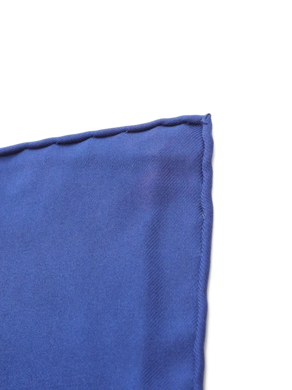 Pre-owned Hermes 2000s Costumes Civils Actuels Silk Scarf In Blue