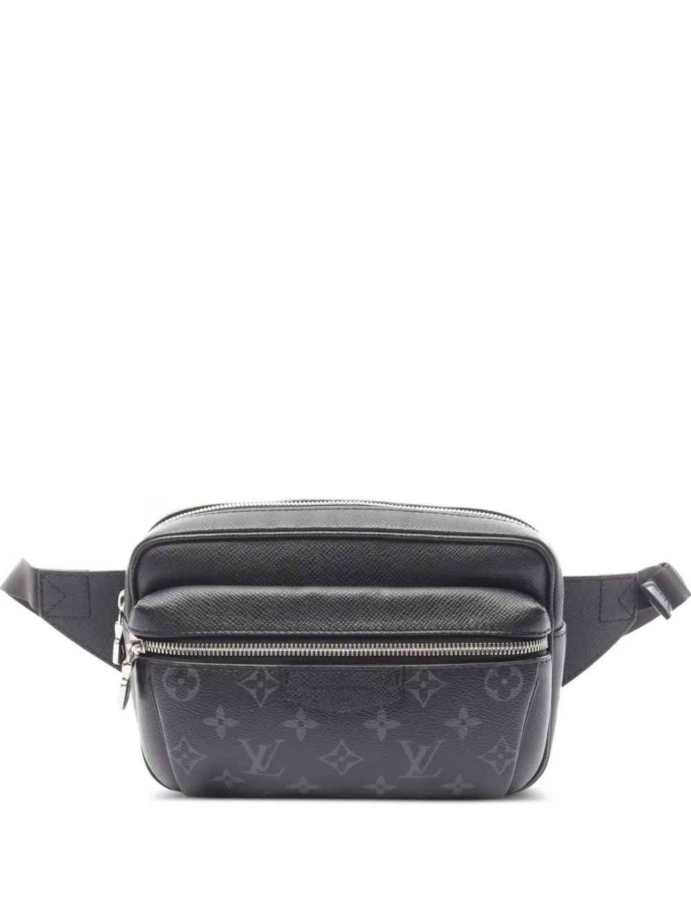Pre-owned Louis Vuitton 2020 Monogram Taigarama Belt Bag In Black