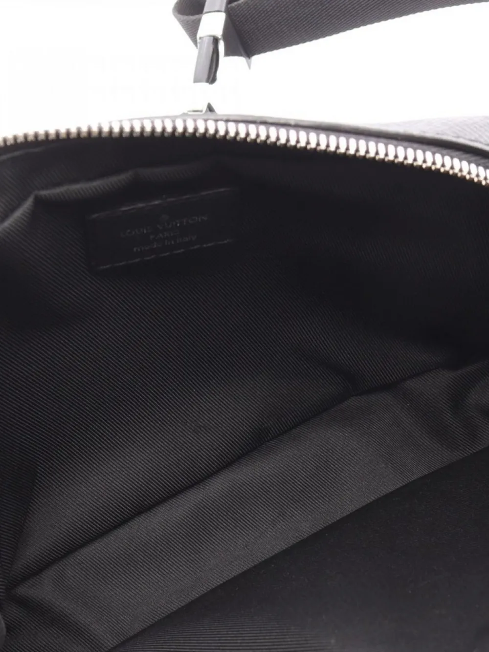 Pre-owned Louis Vuitton 2020 Monogram Taigarama Belt Bag In Black