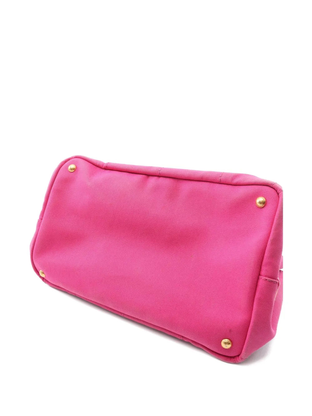 Pre-owned Prada 2000s Canapa 2way Tote Bag In Pink