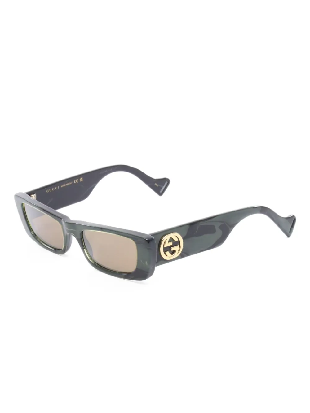 Gucci Pre-Owned 2020s rectangle-frame sunglasses | Image 2