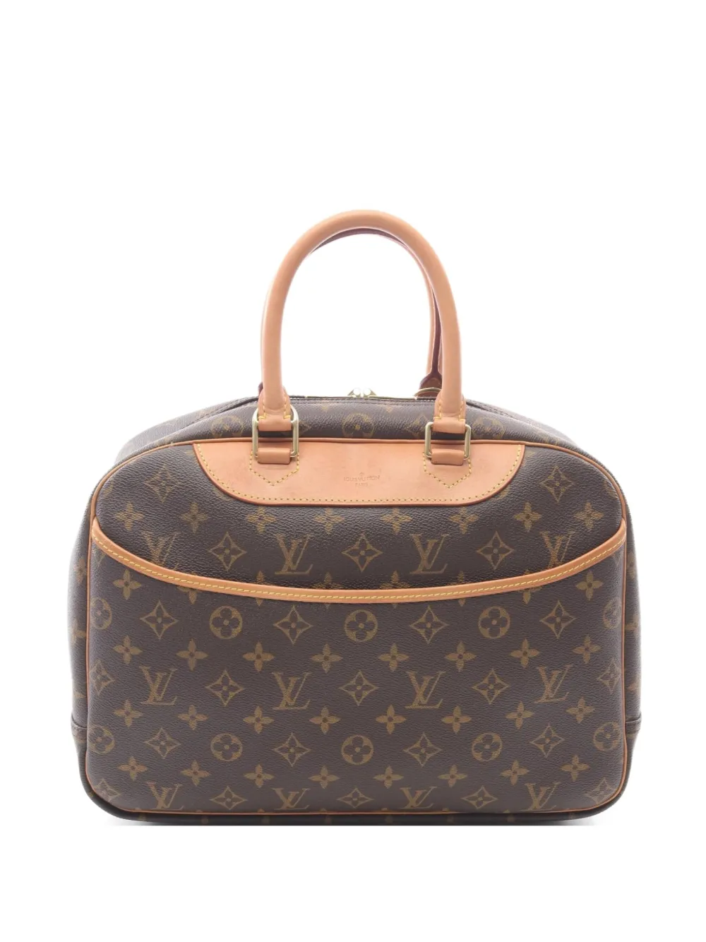 Louis Vuitton Pre-Owned 2000s モノグラム ドーヴィル ボーリング ハンドバッグ - ブラウン Louis Vuitton Pre-Owned 2000s モノグラム ドーヴィル ボーリング ハンドバッグ - ブラウン