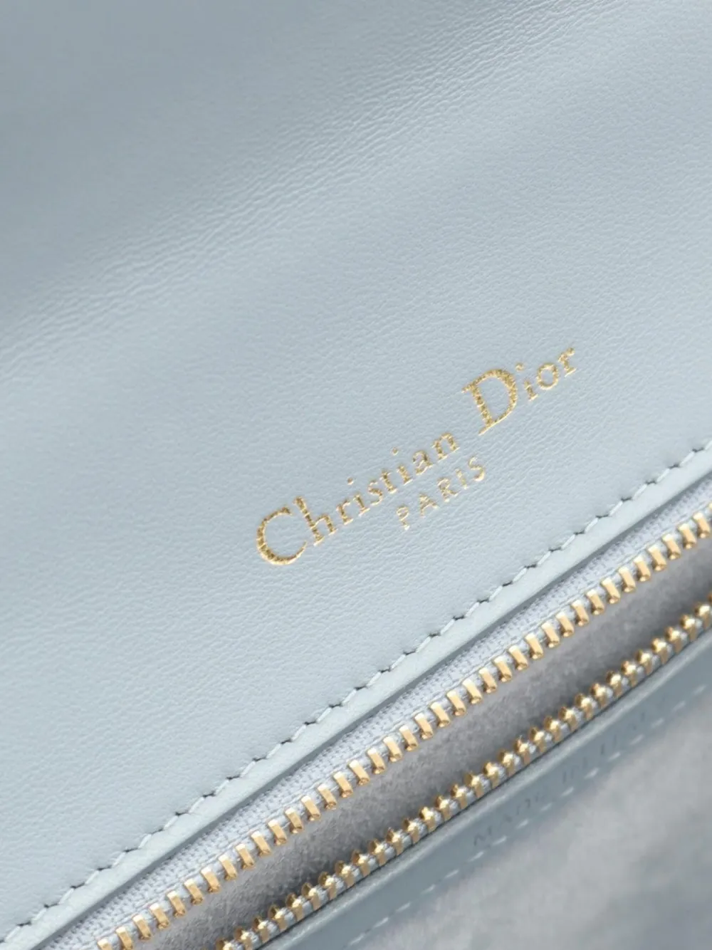 Pre-owned Dior 2010s Ama Quilted Chain-strap Cross Body Bag In Blue