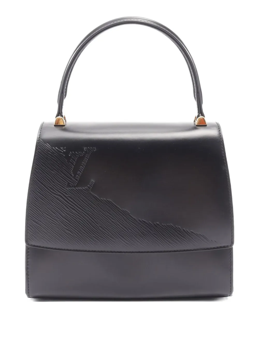 Pre-owned Louis Vuitton 1996 Athens Leather Tote Bag In Black