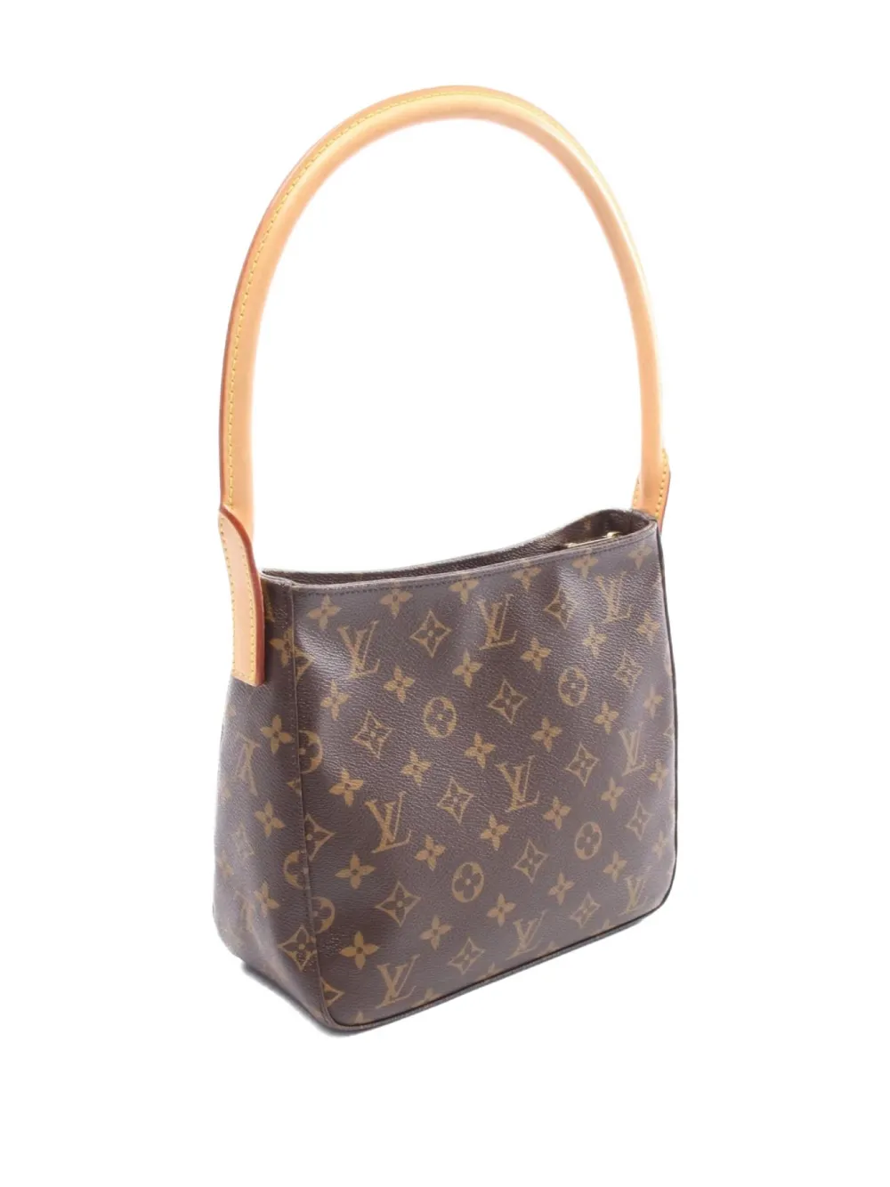Pre-owned Louis Vuitton 2003 Looping Mm Shoulder Bag In Brown