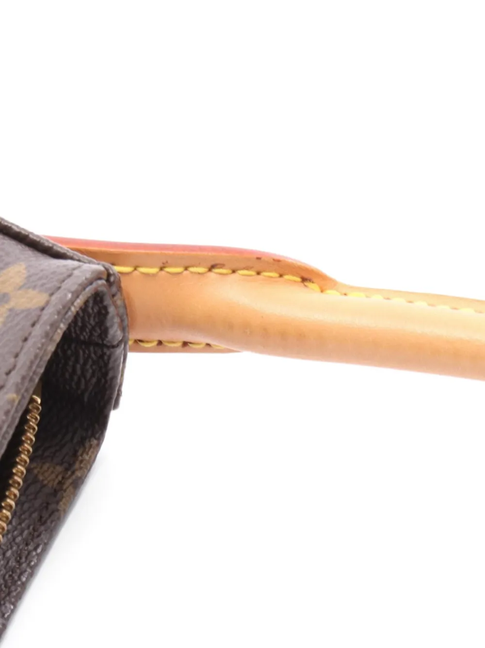 Pre-owned Louis Vuitton 2003 Looping Mm Shoulder Bag In Brown