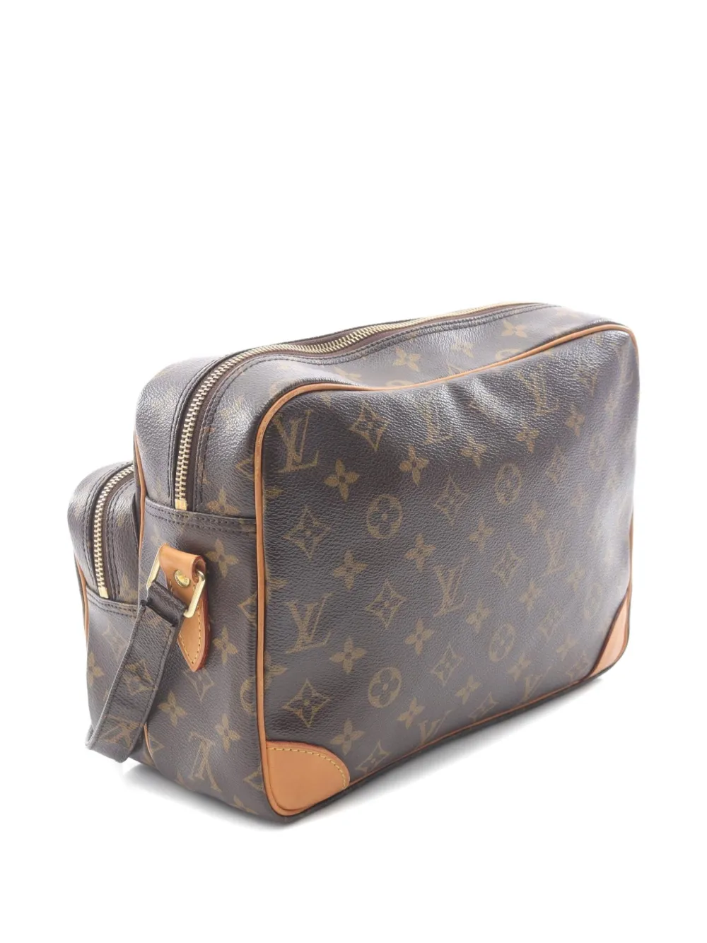 Pre-owned Louis Vuitton 2004 Nil Monogram Shoulder Bag In Brown