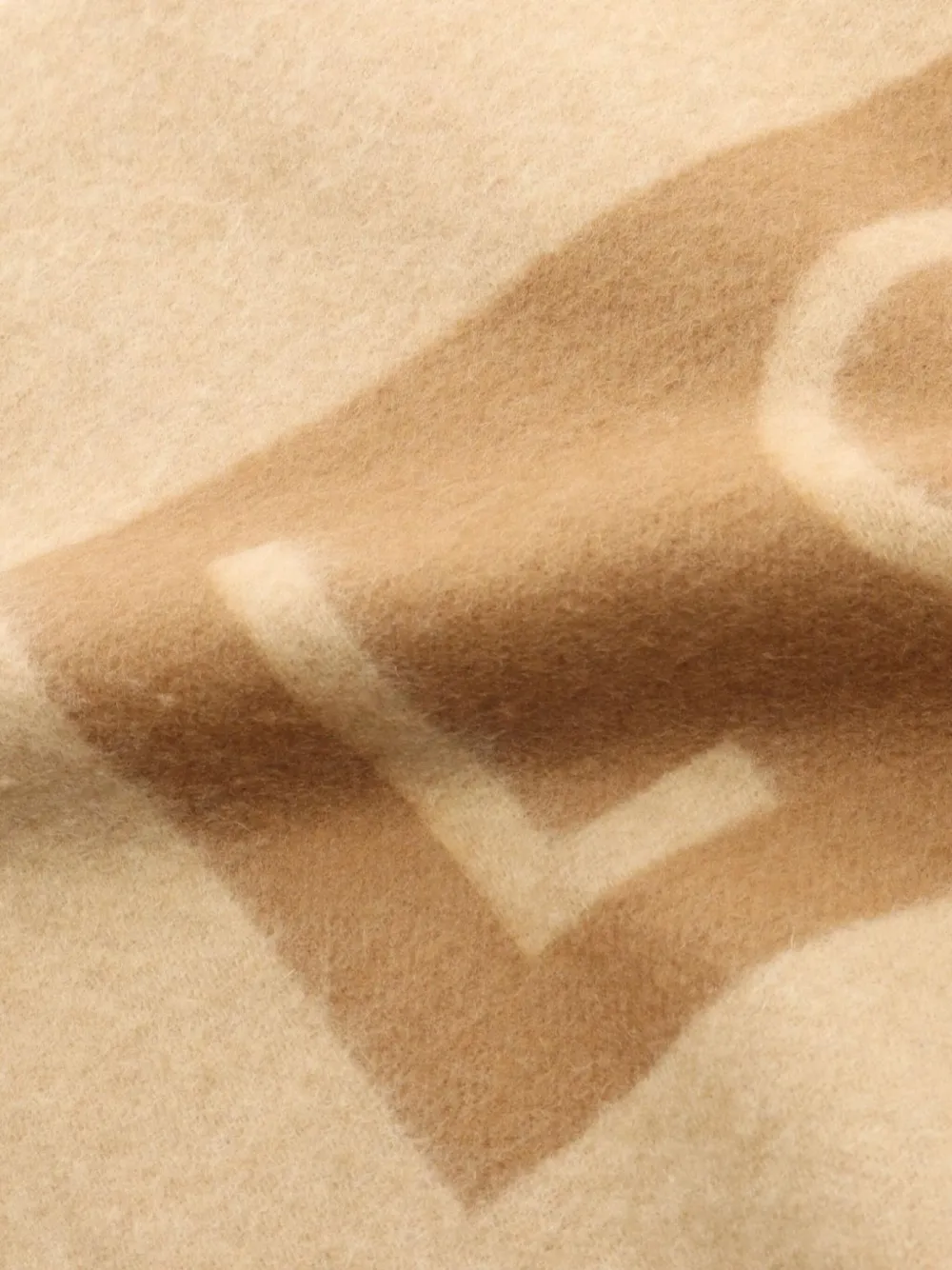 Pre-owned Louis Vuitton 2010's Echarpe Baroda Scarf In Neutral