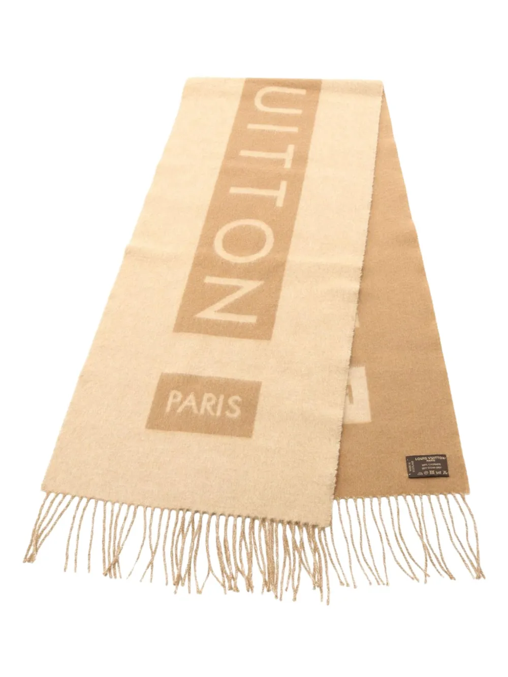 Louis Vuitton Pre-Owned 2010's Echarpe Baroda scarf | Neutrals | Image 1