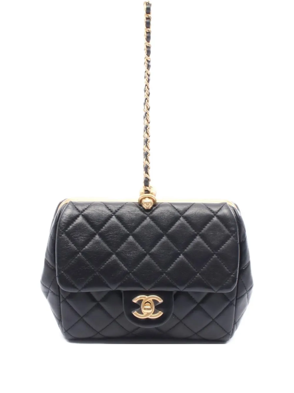 CHANEL Pre-Owned 2021 マトラッセ ショルダーバッグ - ブラック CHANEL Pre-Owned 2021 マトラッセ ショルダーバッグ - ブラック