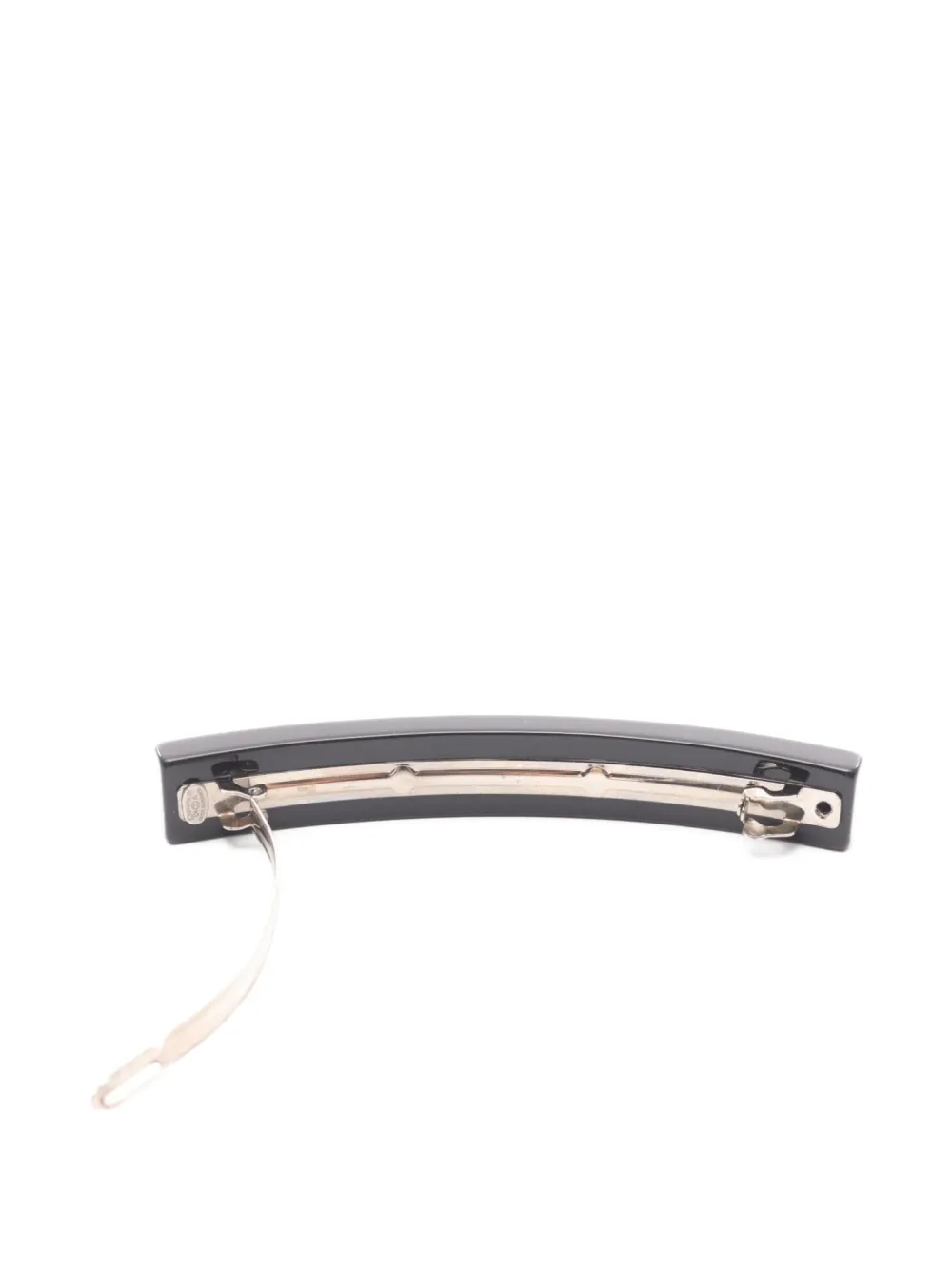 CHANEL Pre-Owned 1986-1988 heart-rhinestone barrette | Image 2