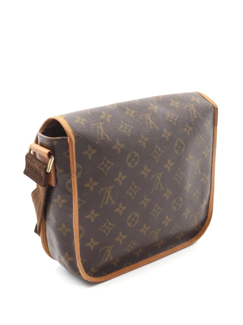Pre-owned Louis Vuitton 2007 Bosforo Pm Monogram Messenger Bag In Brown