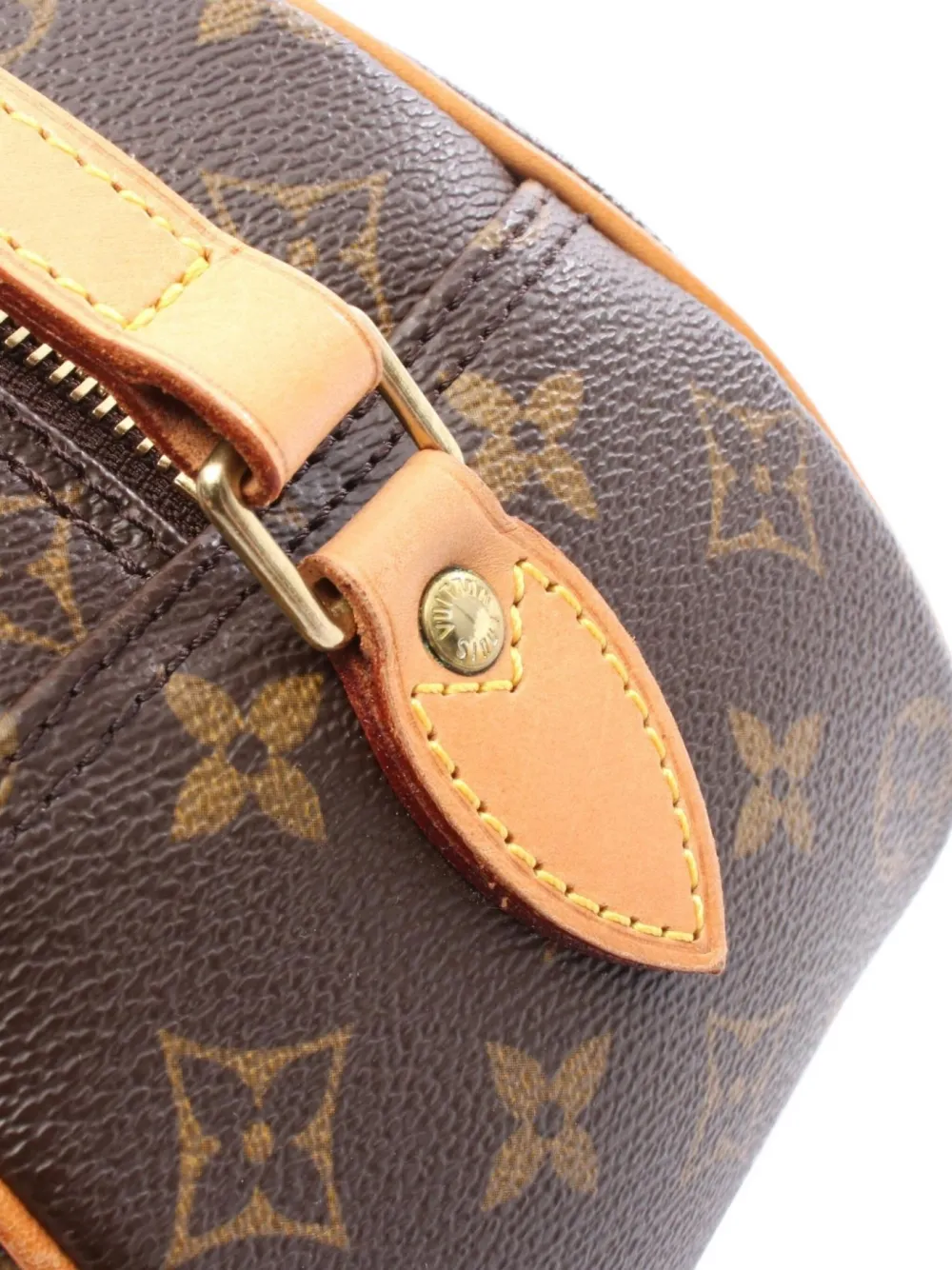 Pre-owned Louis Vuitton 2004 Blower Monogram-canvas Shoulder Bag In Brown