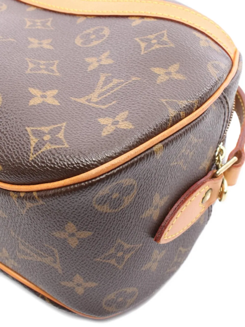 Pre-owned Louis Vuitton 2004 Blower Monogram-canvas Shoulder Bag In Brown