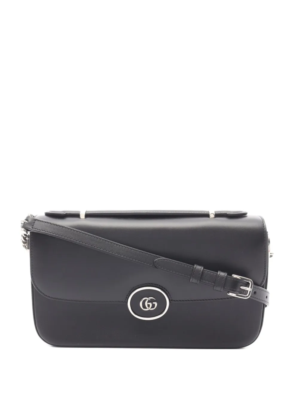 Gucci Pre-Owned 2010s プチ GG ショルダーバッグ - ブラック Gucci Pre-Owned 2010s プチ GG ショルダーバッグ - ブラック