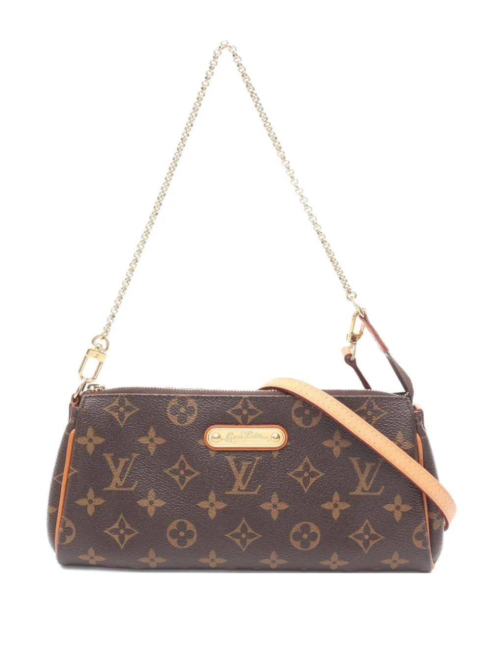 Louis Vuitton Pre-Owned 2015 エヴァ チェーン ショルダーバッグ - ブラウン Louis Vuitton Pre-Owned 2015 エヴァ チェーン ショルダーバッグ - ブラウン