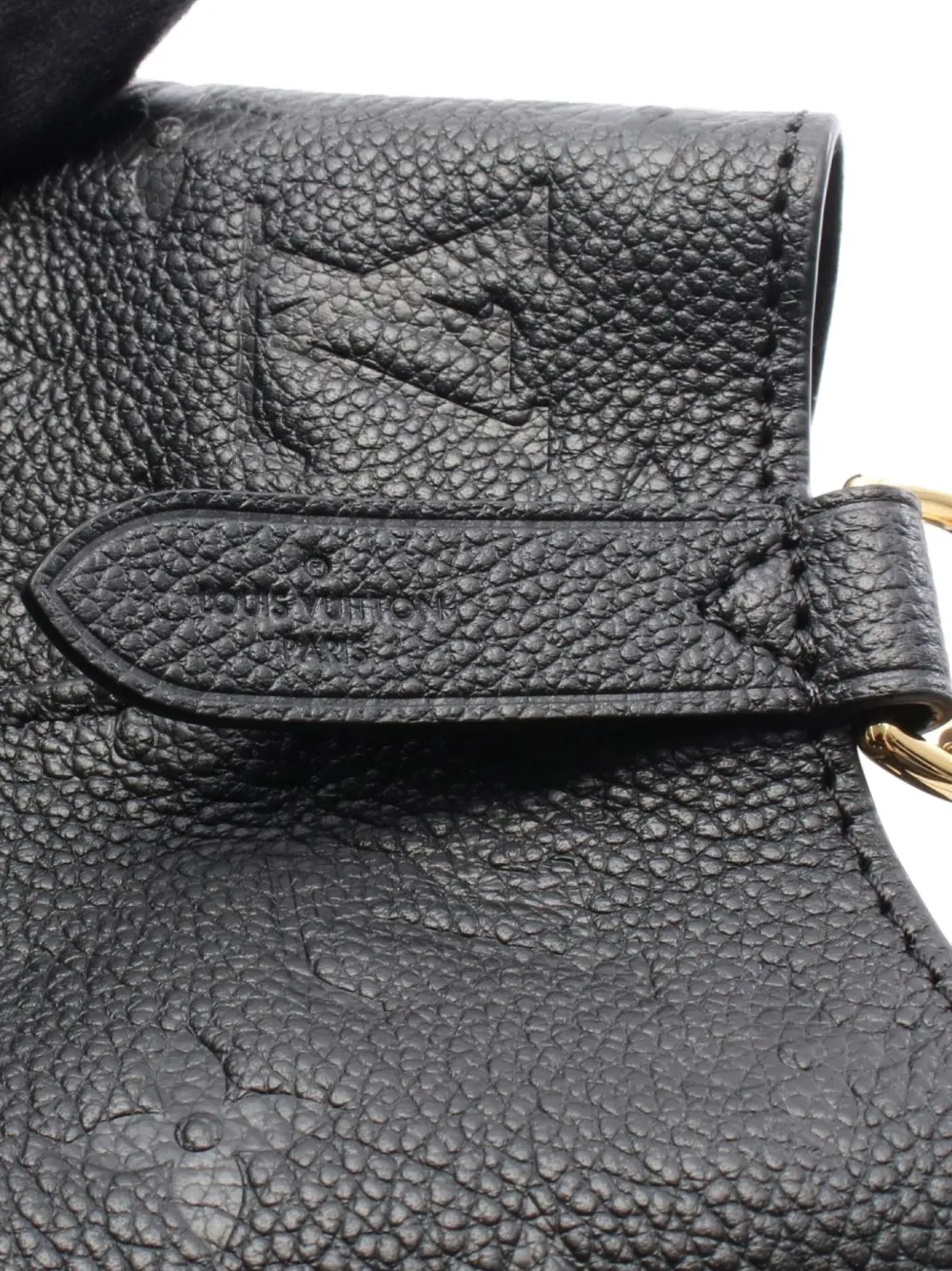 Pre-owned Louis Vuitton 2010s Monogram Empreinte Neo Noe Handbag In Black