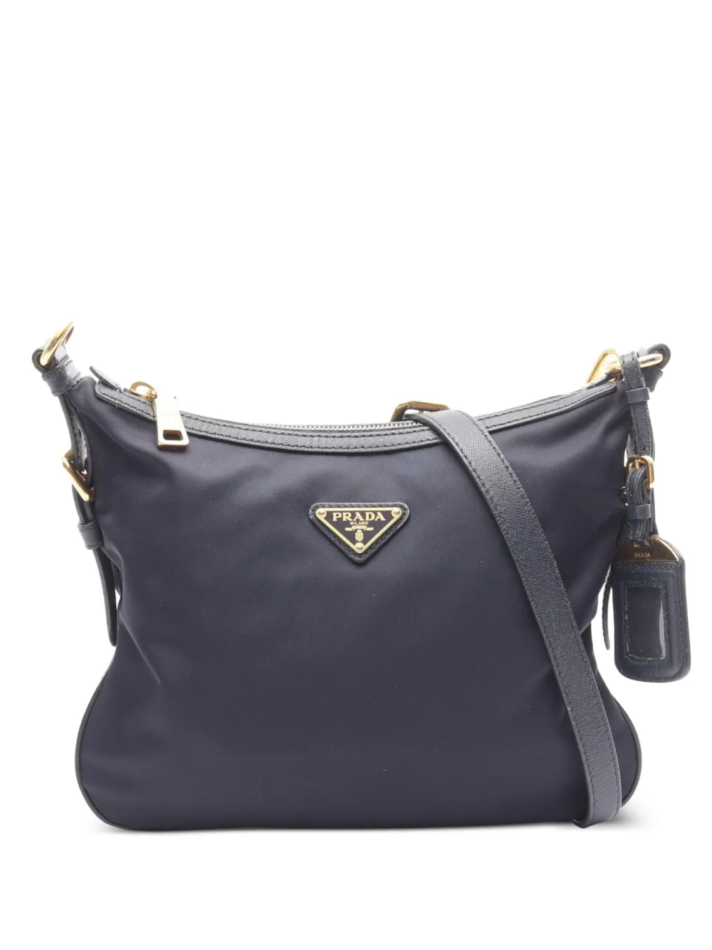 Prada Pre-Owned 2000s テスート サフィアーノレザー ショルダーバッグ - ブルー Prada Pre-Owned 2000s テスート サフィアーノレザー ショルダーバッグ - ブルー
