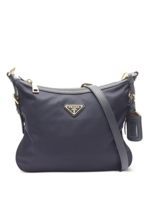 Prada Pre-Owned 2000s Tessuto Saffiano leather shoulder bag