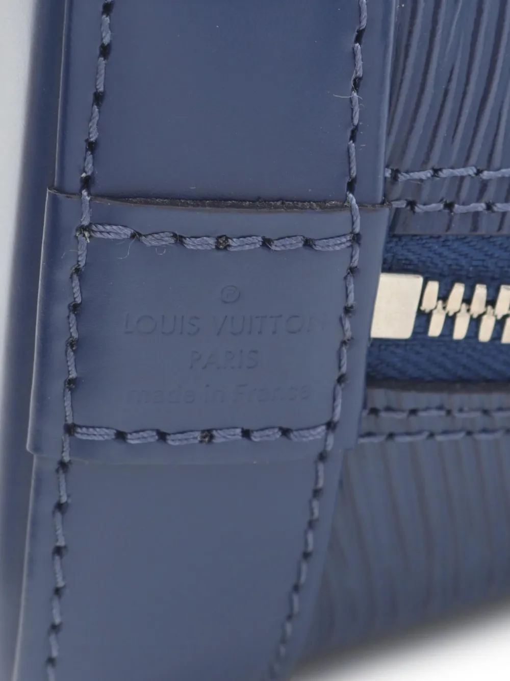 Pre-owned Louis Vuitton 2021 Alma Bb Handbag In Blue