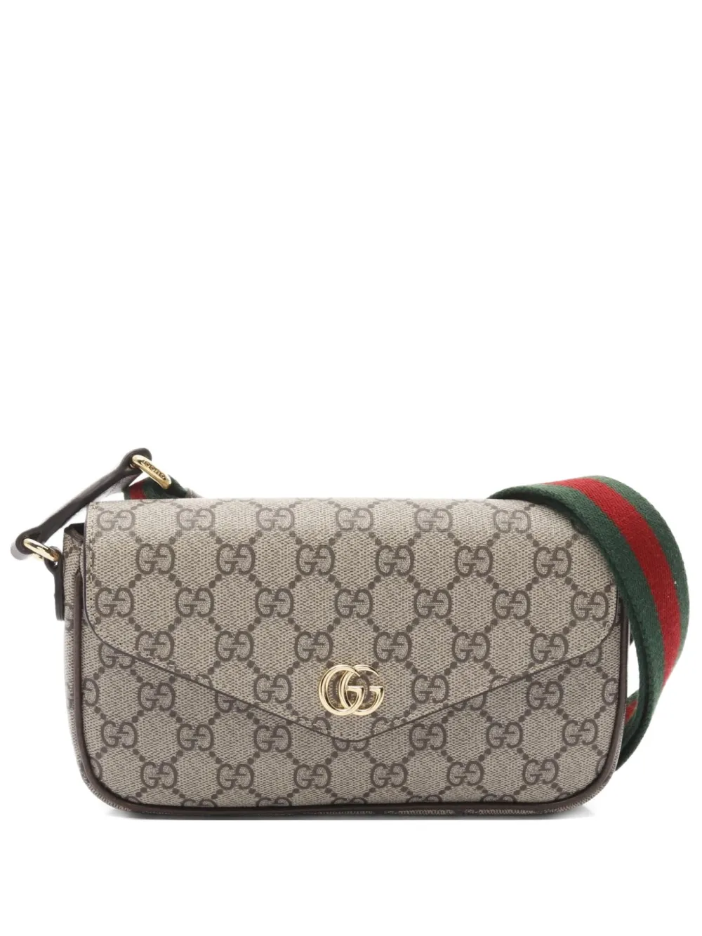 Gucci Pre-Owned 2020s Ophidia GG Supreme mini bag | Neutrals | Image 1