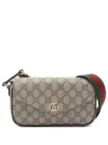 Gucci Pre-Owned 2020s Ophidia GG Supreme mini bag - Neutrals