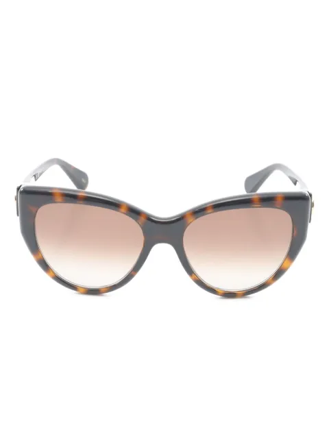 Gucci Pre-Owned 2020s tortoiseshell cat-eye sunglasses
