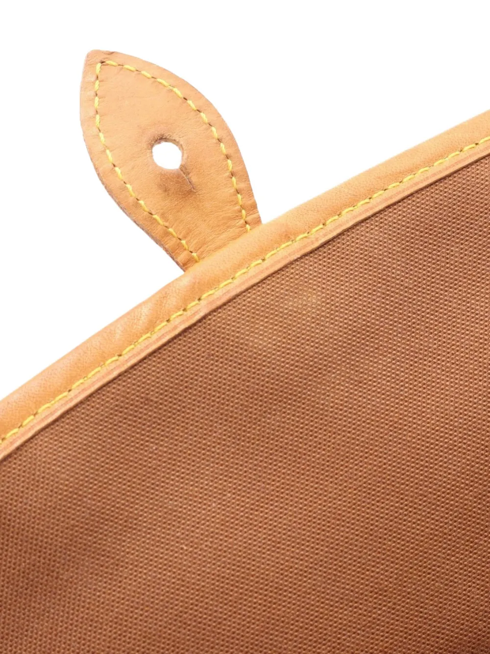 Pre-owned Louis Vuitton 1995 Monogram Gibeciere Pm Shoulder Bag In Brown