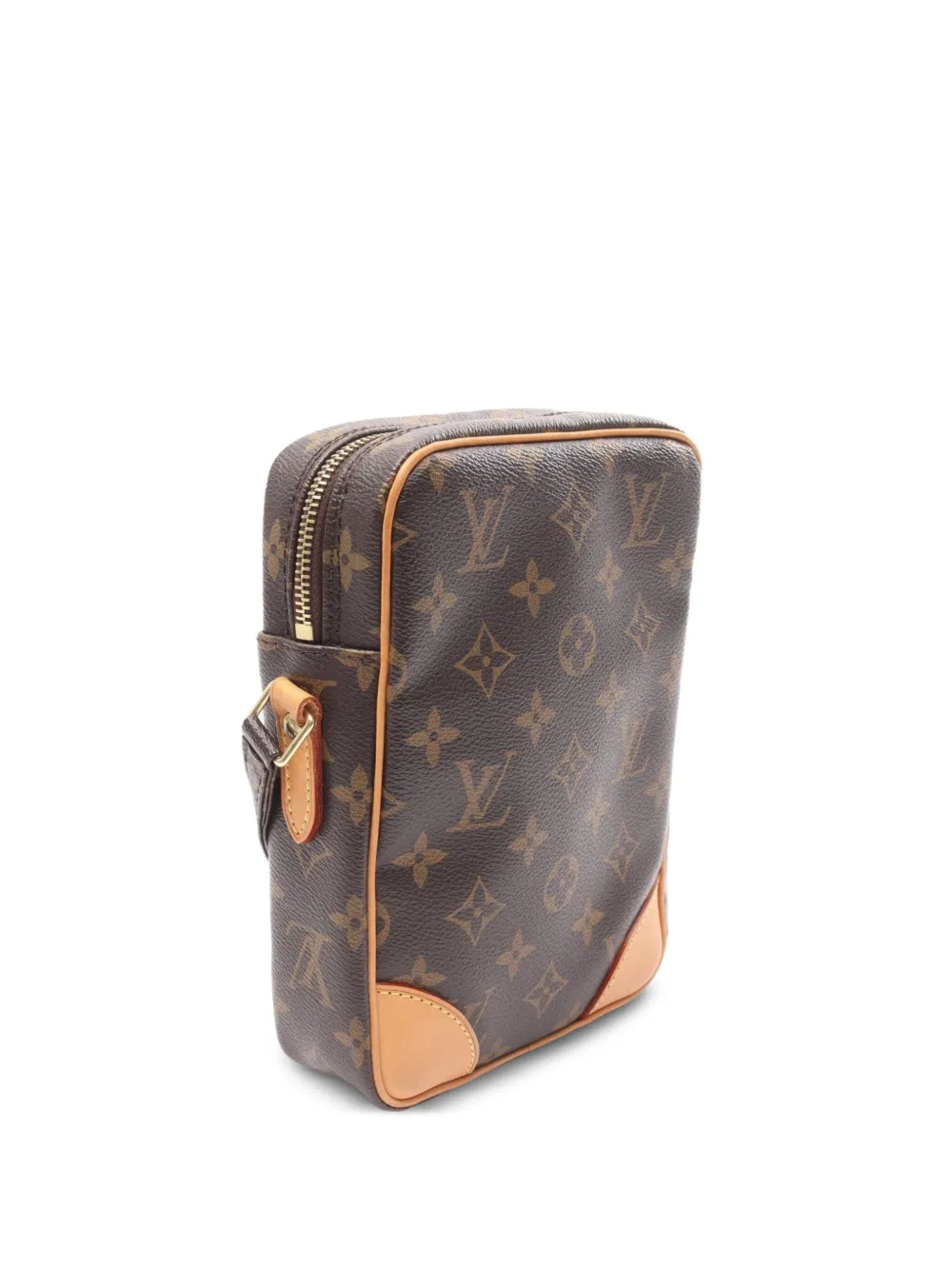 Pre-owned Louis Vuitton 2012 Danube Shoulder Bag In Brown