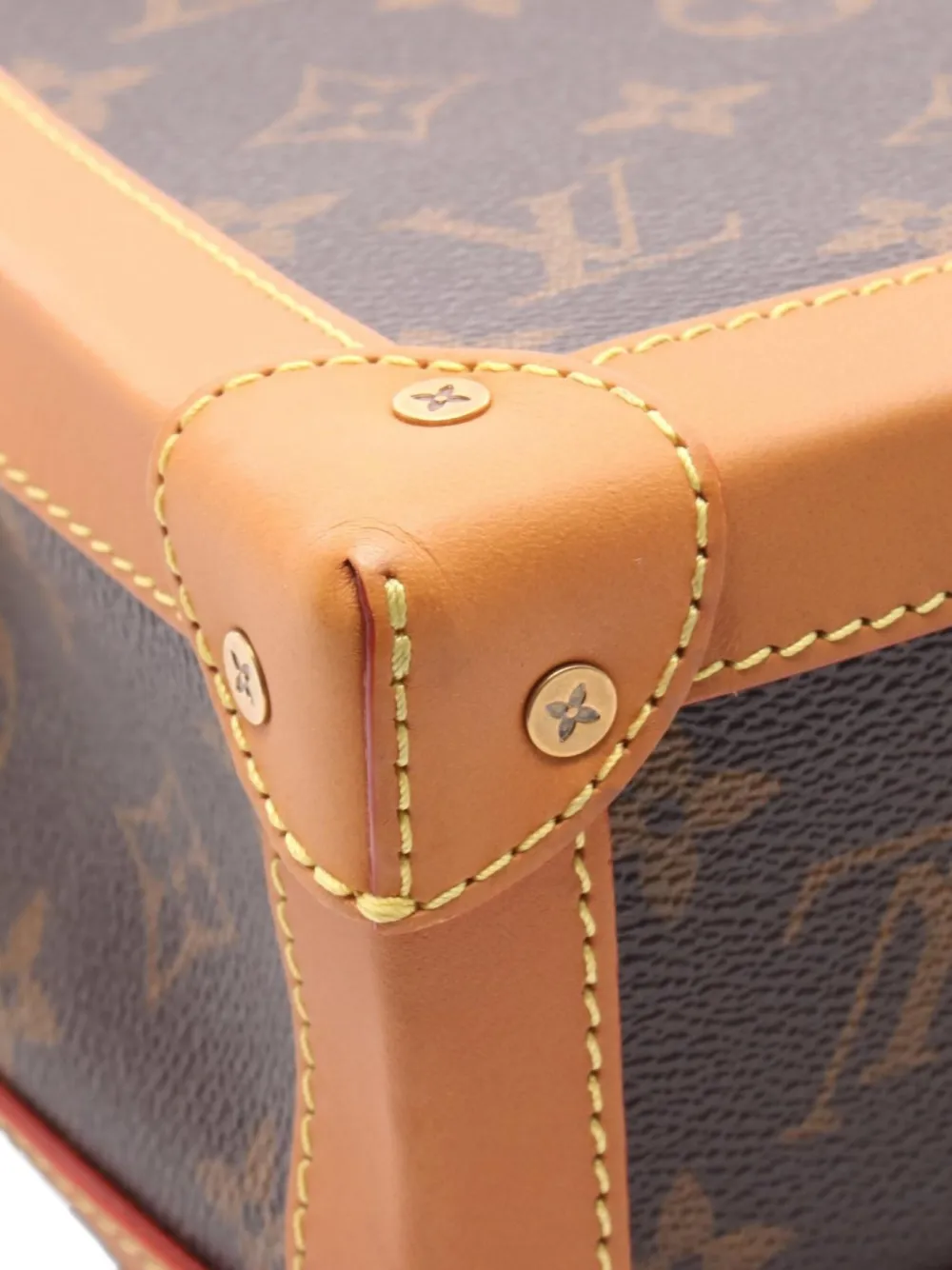 Pre-owned Louis Vuitton Mini 2019 Soft Trunk Monogram Canvas Messenger Bag In Brown