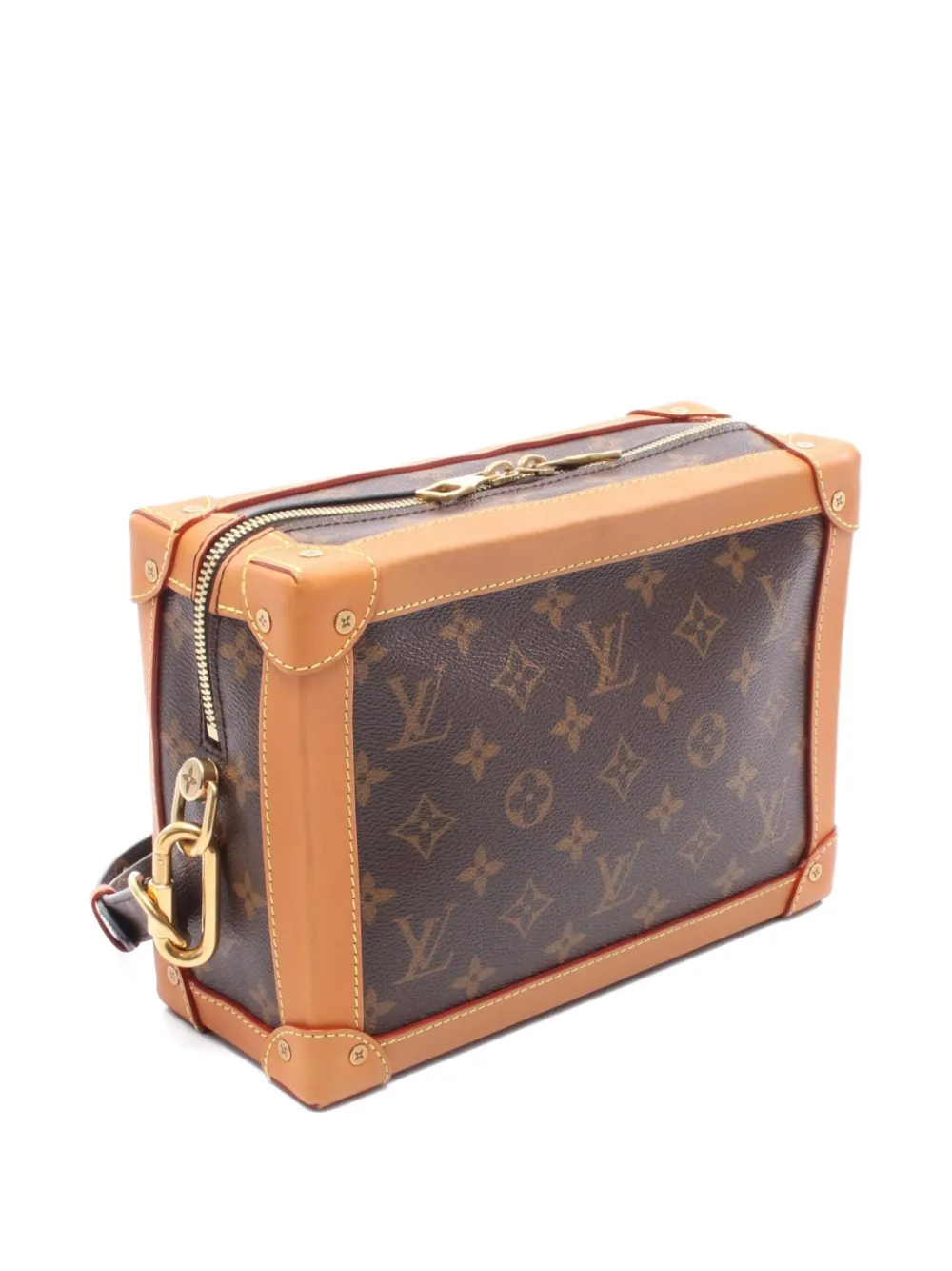 Louis Vuitton Pre-Owned mini 2019 Soft Trunk monogram canvas messenger bag | Pre-Owned | Image 2