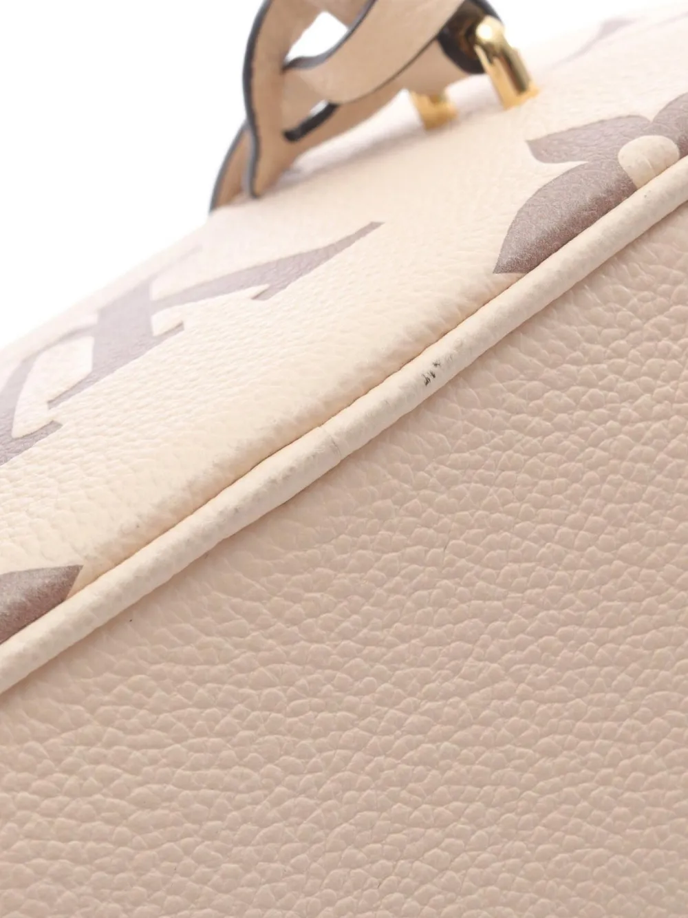 Pre-owned Louis Vuitton 2021 Monogram Empreinte Vanity Pm Handbag In Neutral