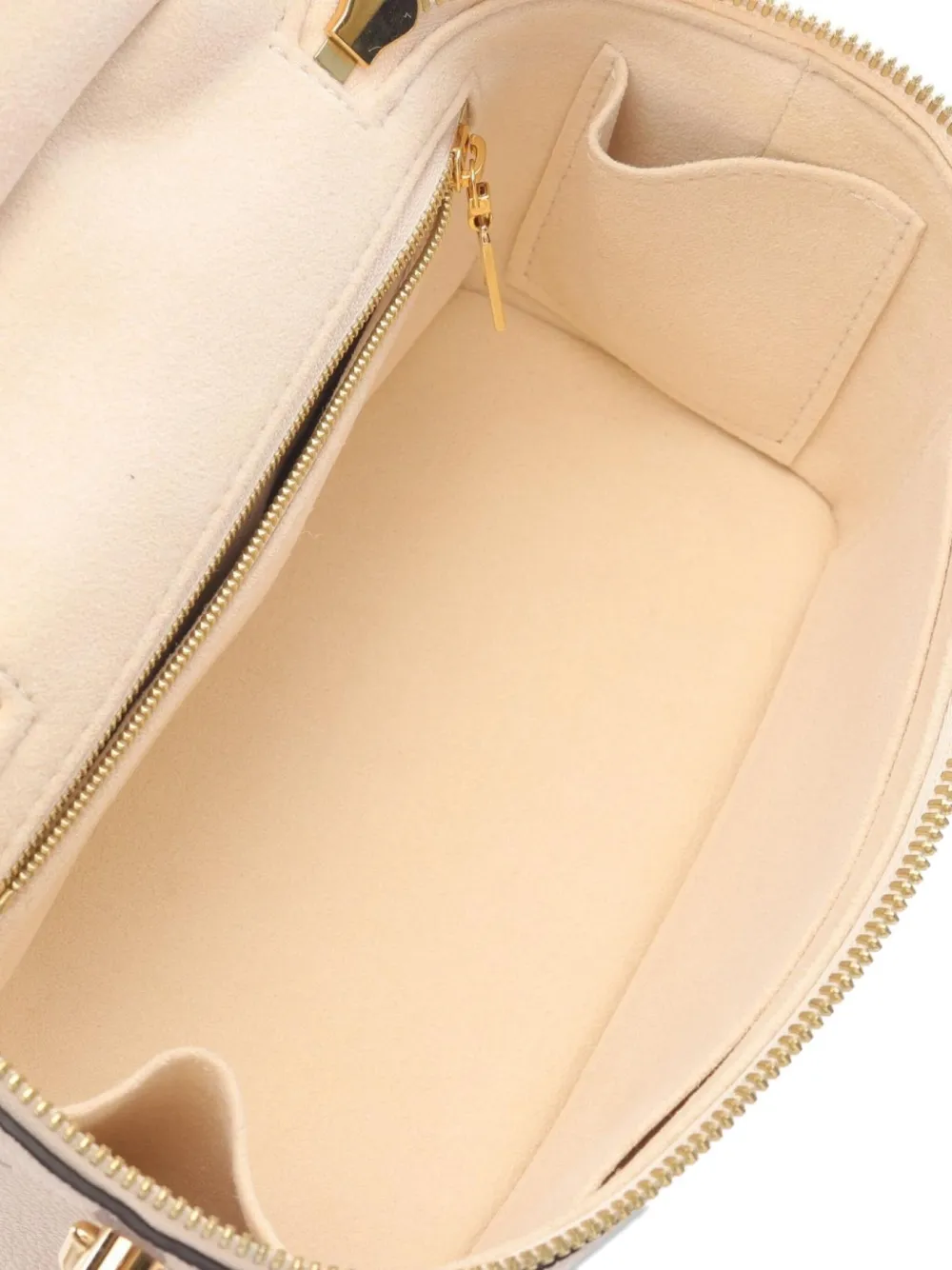 Pre-owned Louis Vuitton 2021 Monogram Empreinte Vanity Pm Handbag In Neutral