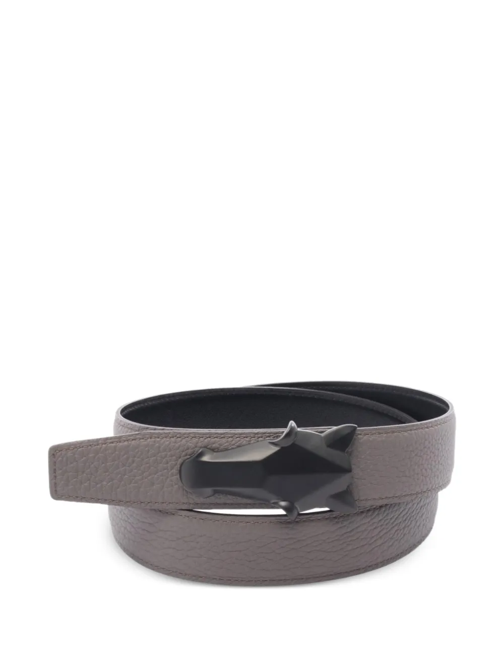 Hermès Pre-Owned 2024 Destrier Togo leather belt | Grey | Image 1