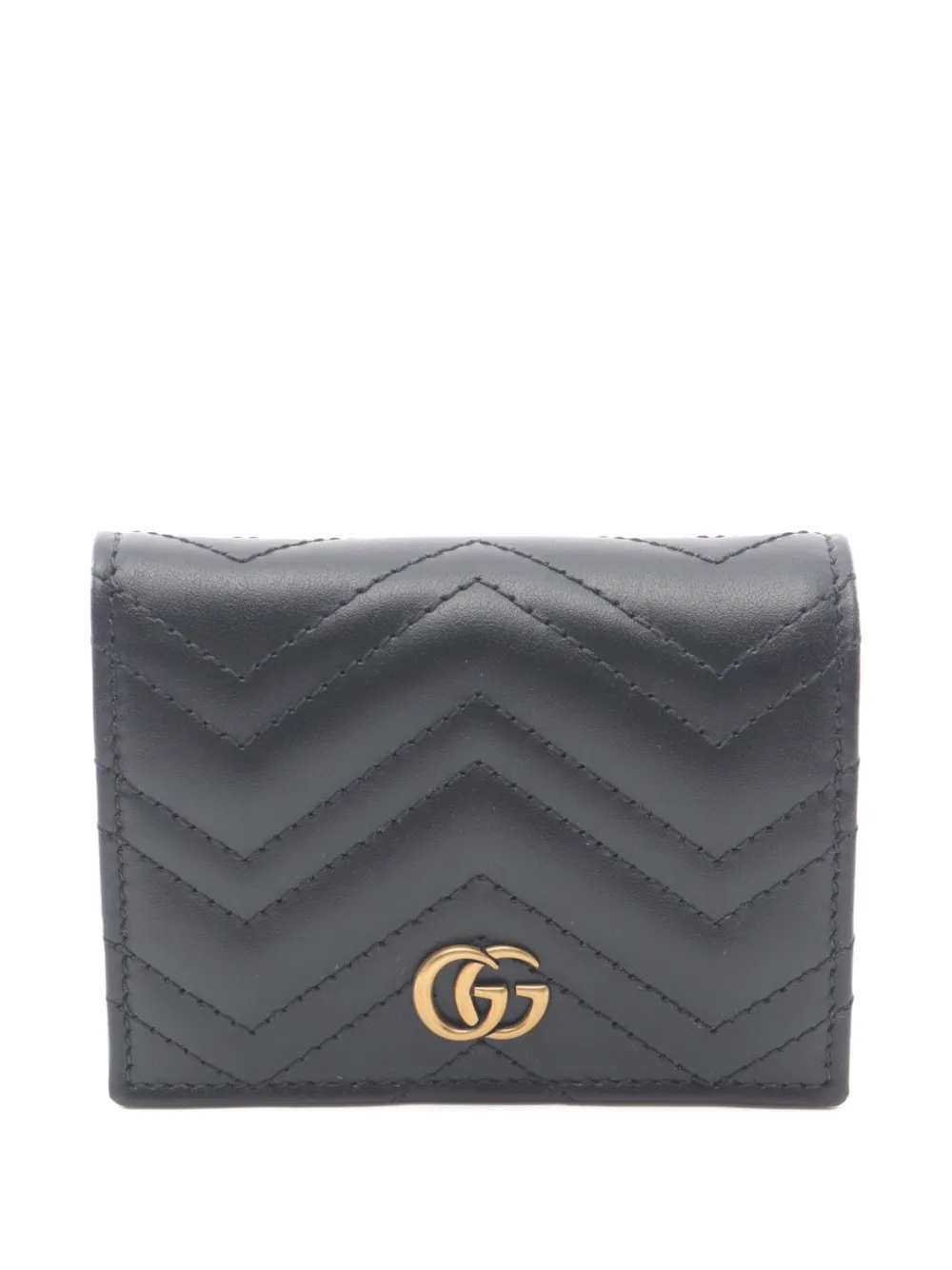 Gucci Pre-Owned 2020s GG Marmont wallet | Black | Image 1